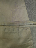 25/0267A vintage 1969 anderson & sheppard savile row bespoke grey pick weave morning suit jacket 41 short