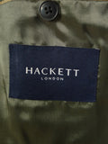 25/0397 new w/tags hackett london grey glen check wool & linen suit 38 regular