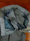 25/0397 new w/tags hackett london grey glen check wool & linen suit 38 regular