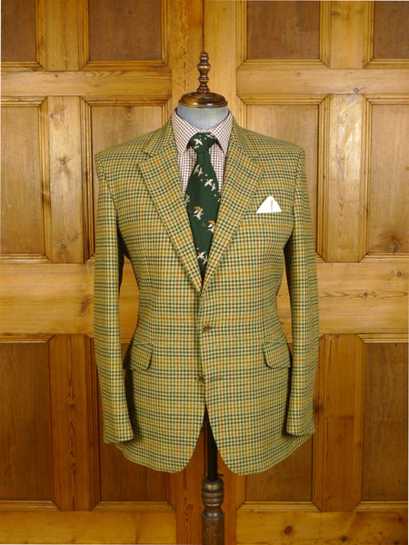 25/0421 john g hardy gun check tweed sports jacket 42 long