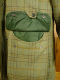 25/0434 superb haggart of aberfeldy heavyweight green wp check shooting coat 36-38