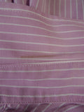 25/0538 gieves & hawkes savile row pink red stripe cotton shirt 17