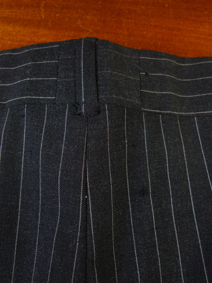 25/0460 kilgour french & stanbury 1992 savile row bespoke golden bale worsted grey pin-stripe trouser 42-46