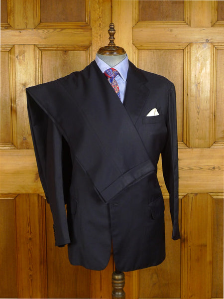25/0827 anderson & sheppard savile row navy blue suit for restoration 46 long