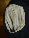 25/0827 anderson & sheppard savile row navy blue suit for restoration 46 long