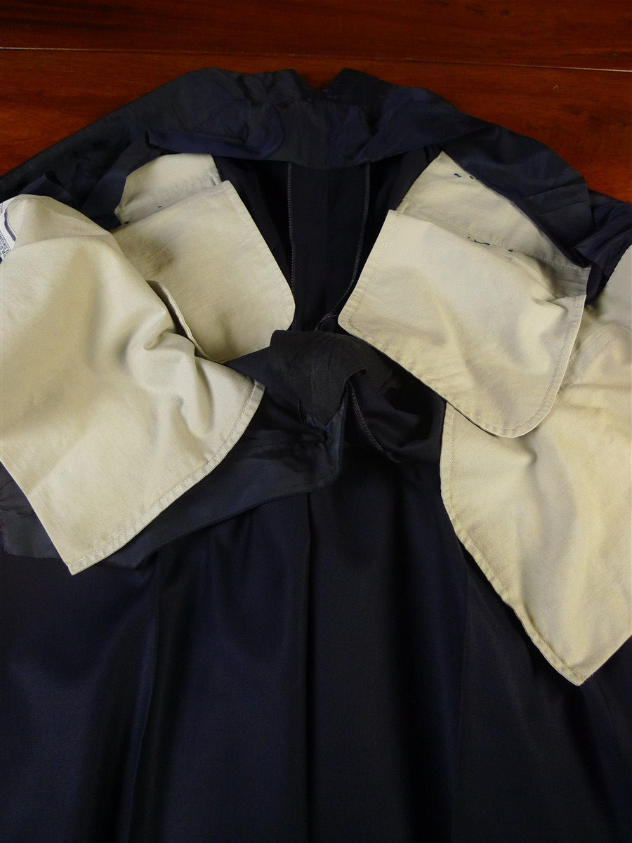 25/0827 anderson & sheppard savile row navy blue suit for restoration 46 long
