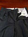 25/0480 huntsman & sons 2003 savile row bespoke gret worsted high-rise trouser 37