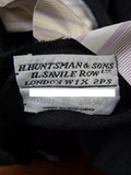 25/0480 huntsman & sons 2003 savile row bespoke gret worsted high-rise trouser 37