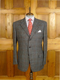 25/0465 immaculate vinnci london grey / red & blue wp check tweed sports jacket 44 regular