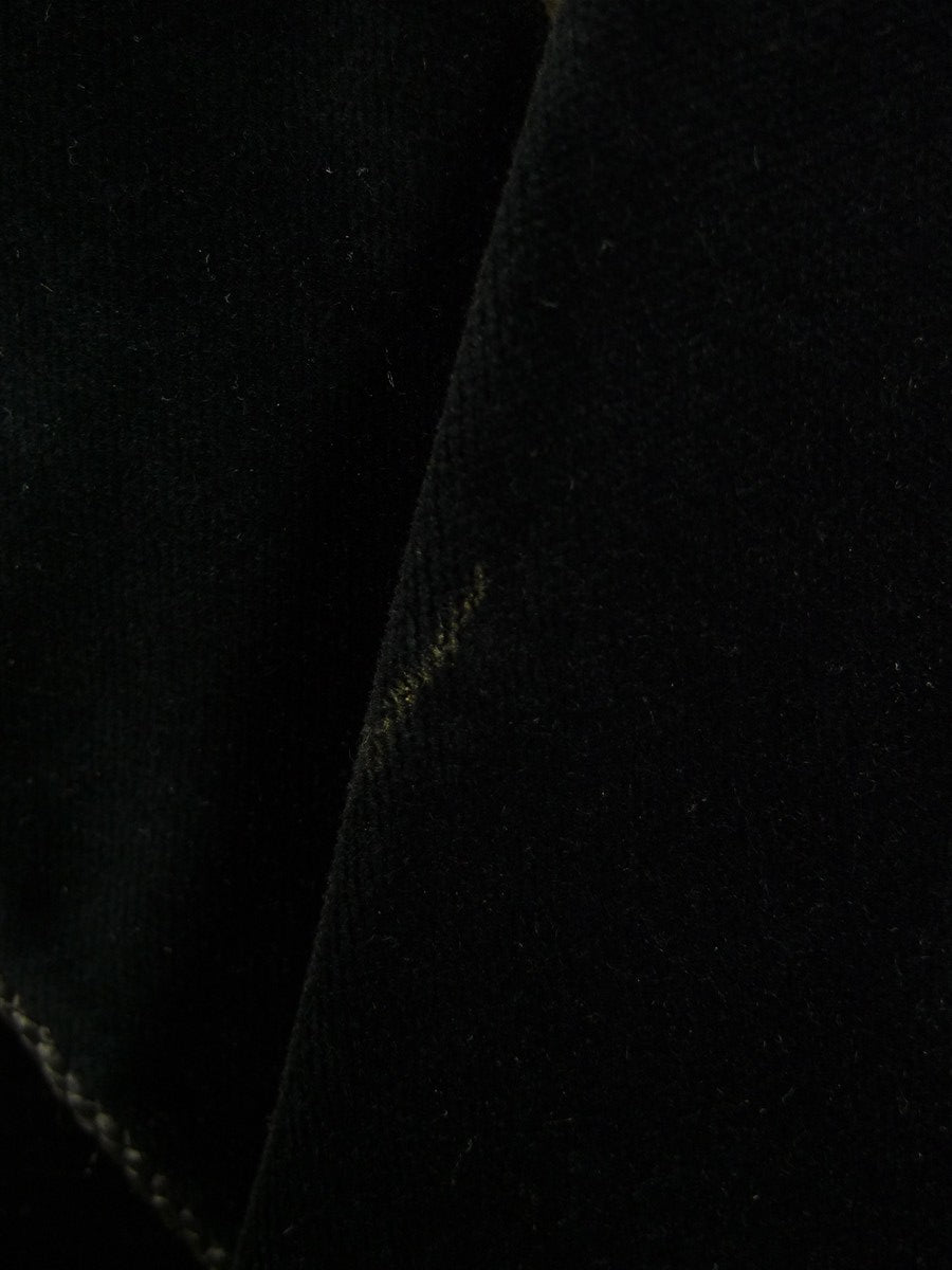 25/0506 buckleigh london black d/b velvet smoking / dinner jacket 44-45 long