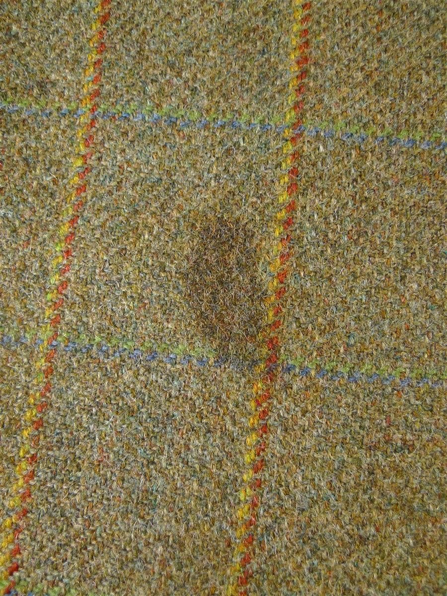 25/0503 vintage aspers london green wp check tweed shooting breeches breeks 38