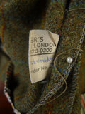 25/0503 vintage aspers london green wp check tweed shooting breeches breeks 38