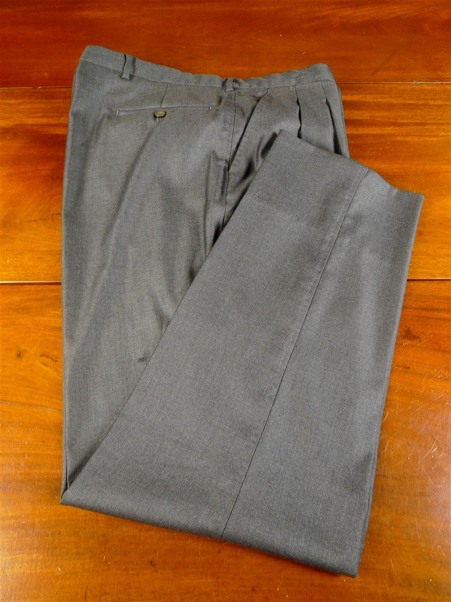 25/0499 luxury 2012 italian bespoke grey wool & cashmere trouser 36