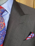 25/0522 immaculate 2021 anderson & sheppard savile row bespoke grey d/b mohair suit 42-43 long
