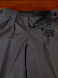 25/0522 immaculate 2021 anderson & sheppard savile row bespoke grey d/b mohair suit 42-43 long
