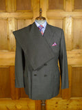 25/0563 immaculate 2013 savile row bespoke grey worsted d/b suit 42-43 long