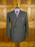 25/0563 immaculate 2013 savile row bespoke grey worsted d/b suit 42-43 long