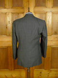 25/0563 immaculate 2013 savile row bespoke grey worsted d/b suit 42-43 long