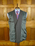 25/0563 immaculate 2013 savile row bespoke grey worsted d/b suit 42-43 long