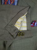 25/0569 vincci london italian wool grey birds-eye weave suit 44 long