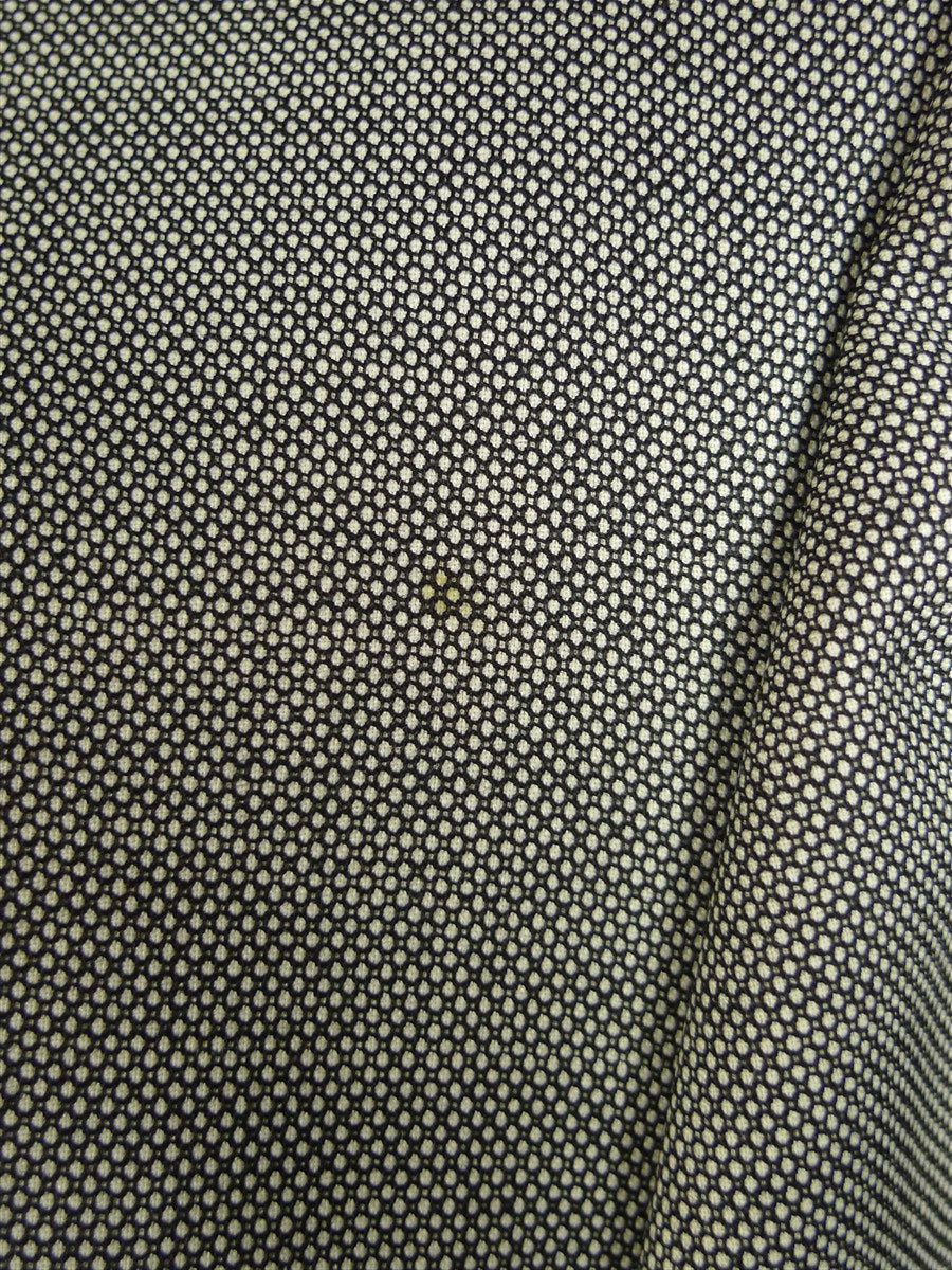 25/0569 vincci london italian wool grey birds-eye weave suit 44 long