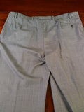 25/0569 vincci london italian wool grey birds-eye weave suit 44 long