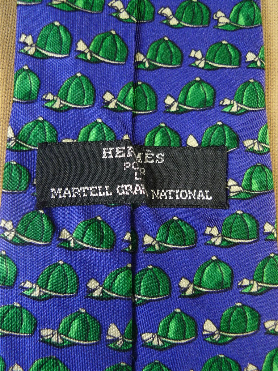 25/0795 hermes limited edition for martell grand national silk tie