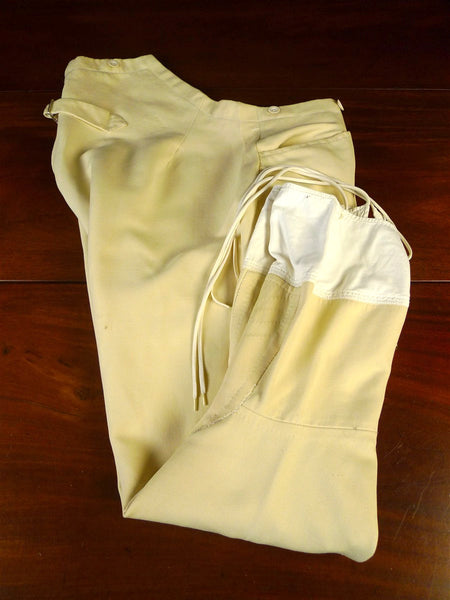 25/0611 fabulous vintage bespoke tailored cavalry twill riding breeches jodhpurs 40
