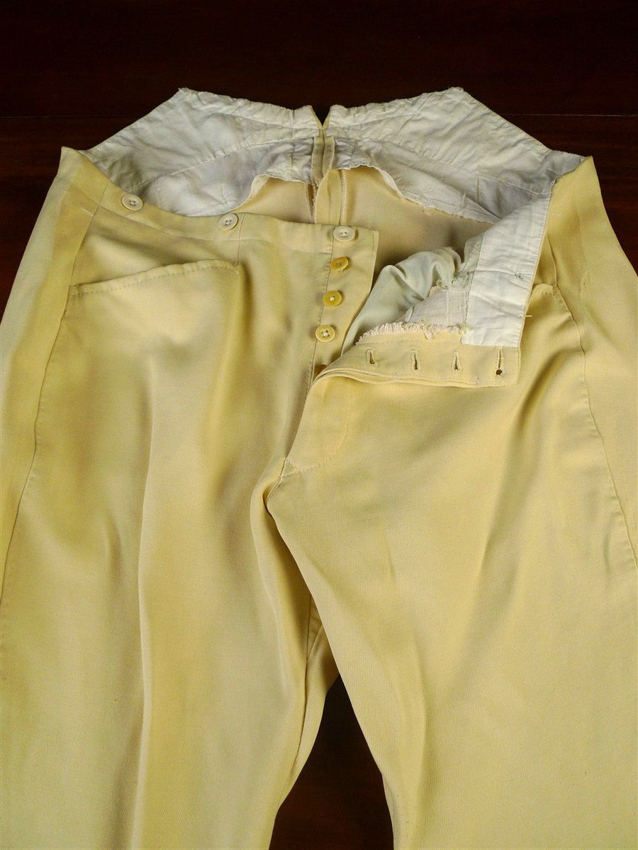25/0611 fabulous vintage bespoke tailored cavalry twill riding breeches jodhpurs 40