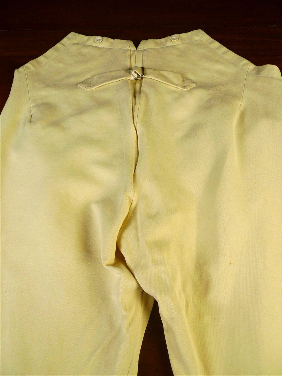 25/0611 fabulous vintage bespoke tailored cavalry twill riding breeches jodhpurs 40