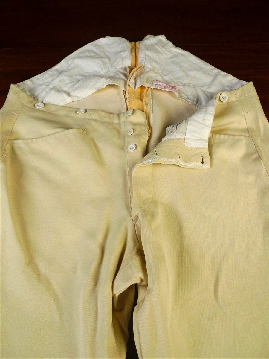 25/0612 bernard weatherill vintage bespoke tailored cavalry twill riding breeches jodhpurs 40