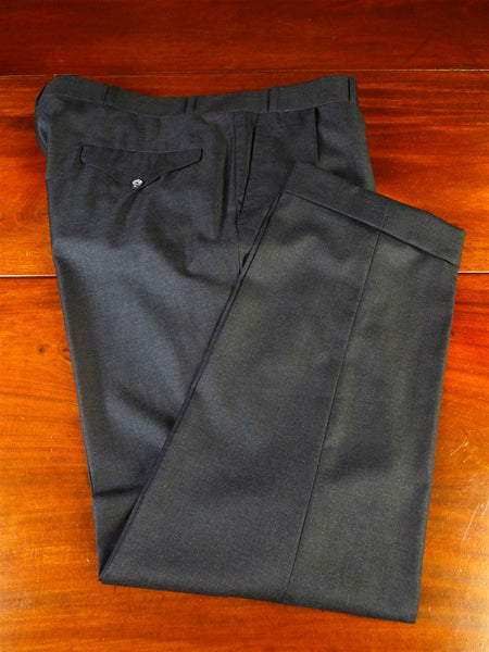 25/0608 kent haste lachter 2015 savile row bespoke grey fine wool trouser 39