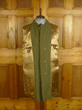 25/0627 exceptional john g hardy green / amber wp check tweed field coat overcoat 42 regular
