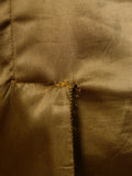 25/0638 bespoke tailored brown herringbone tweed shooting vest waistcoat gilet 50 long