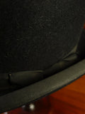 25/0633 vintage lock & co. hard coke black fur felt bowler hat 55cms