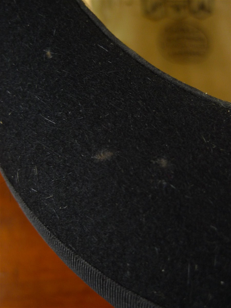 25/0633 vintage lock & co. hard coke black fur felt bowler hat 55cms