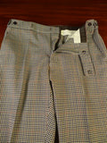 25/0634 new old stock bladen gun check country trouser w/ boot cut leg 33
