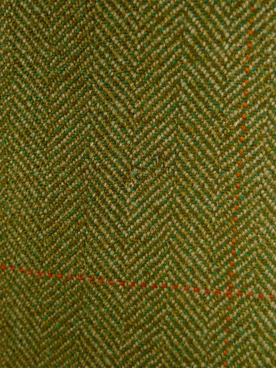 25/0697 exceptional bespoke tailor made john g hardy alsport cloth green wp check 3-piece tweed suit w/ paisley linings 40 short to regular