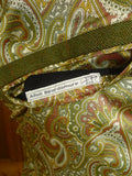 25/0697 exceptional bespoke tailor made john g hardy alsport cloth green wp check 3-piece tweed suit w/ paisley linings 40 short to regular