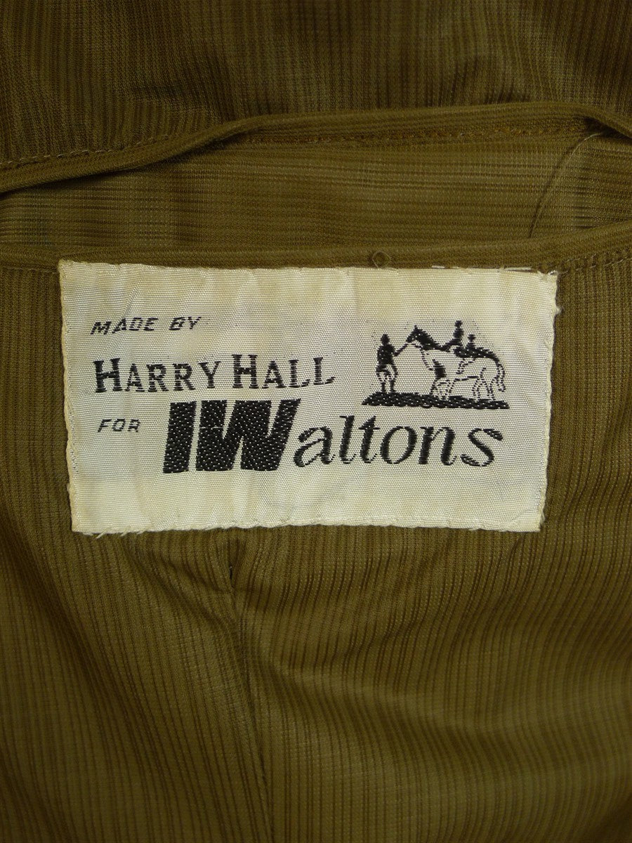 25/0694 superb vintage harry hall bold check tweed hacking / riding jacket w/ ghillie collar, poachers pocket & flared skirt 40 regular