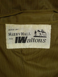 25/0694 superb vintage harry hall bold check tweed hacking / riding jacket w/ ghillie collar, poachers pocket & flared skirt 40 regular