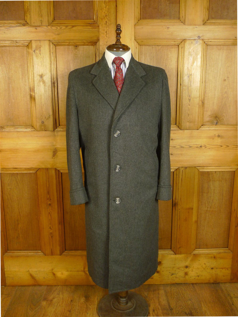 25/0705 beautiful genuine 1950s 1960s vintage showerproof brushed venetian wool raincoat overcoat 40-42