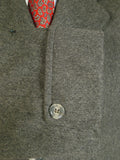 25/0705 beautiful genuine 1950s 1960s vintage showerproof brushed venetian wool raincoat overcoat 40-42