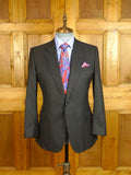 25/0699 huntsman savile row charcoal grey weave 2 piece suit 39 short