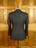 25/0699 huntsman savile row charcoal grey weave 2 piece suit 39 short