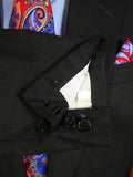 25/0699 huntsman savile row charcoal grey weave 2 piece suit 39 short