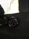 25/0699 huntsman savile row charcoal grey weave 2 piece suit 39 short