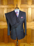25/0698 huntsman savile row blue nailhead weave 2 piece suit w/ spare trouser 40 short