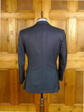 25/0698 huntsman savile row blue nailhead weave 2 piece suit w/ spare trouser 40 short