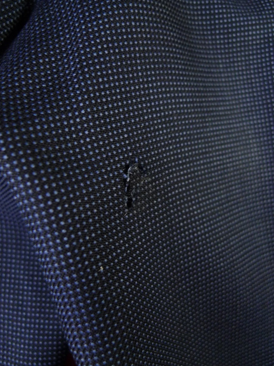 25/0698 huntsman savile row blue nailhead weave 2 piece suit w/ spare trouser 40 short